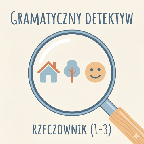 Karta pracy rzeczownik dla klas 1-3
