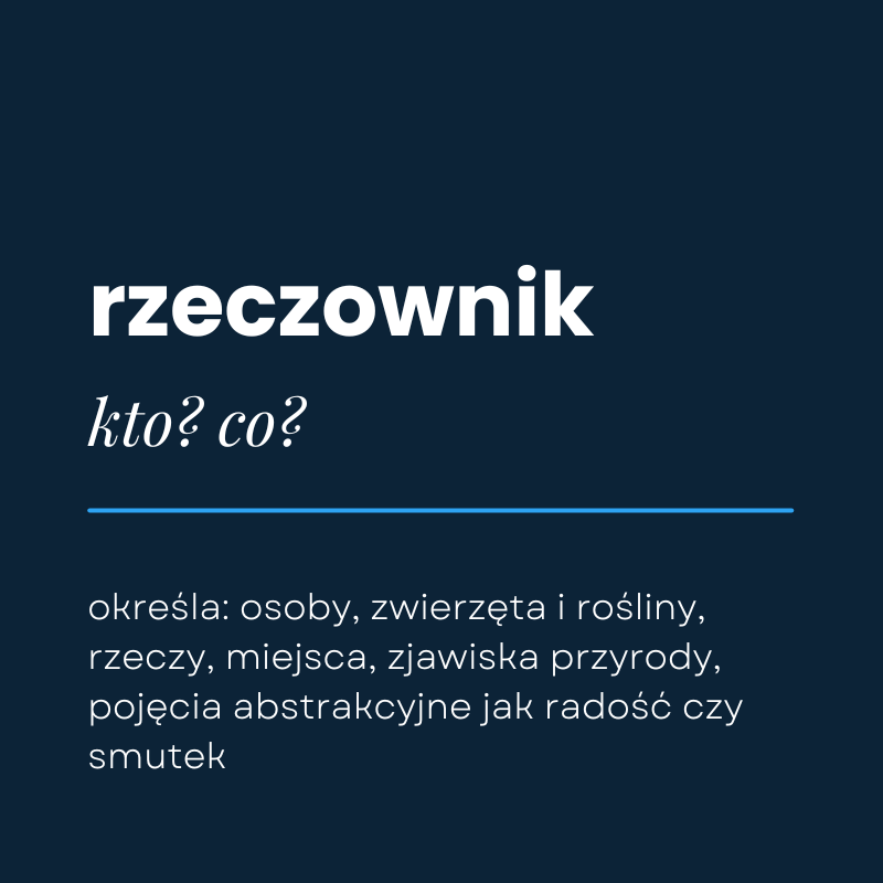 rzeczownik